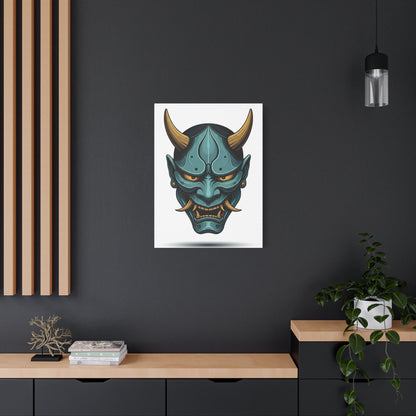 Oni Demon Mask Wall Art & Canvas Prints