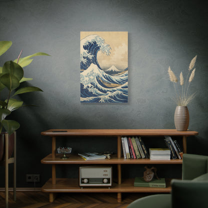 Classic Great Wave Ukiyo-E Interpretation Wall Art & Canvas Print