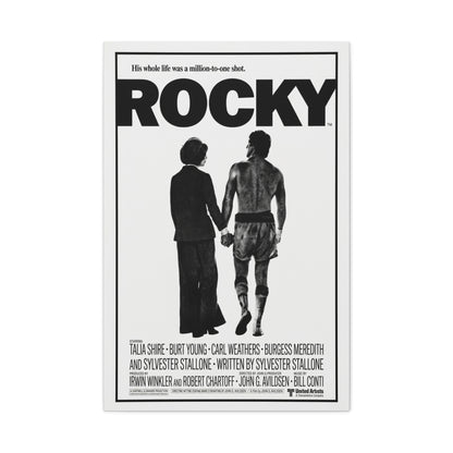 Rocky Movie Poster Wall Art & Canvas Print