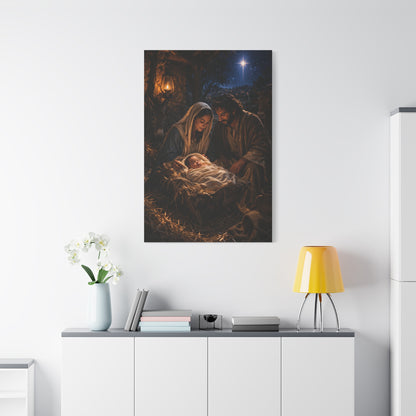 Nativity of Christ Holy Night Wall Art & Canvas Print