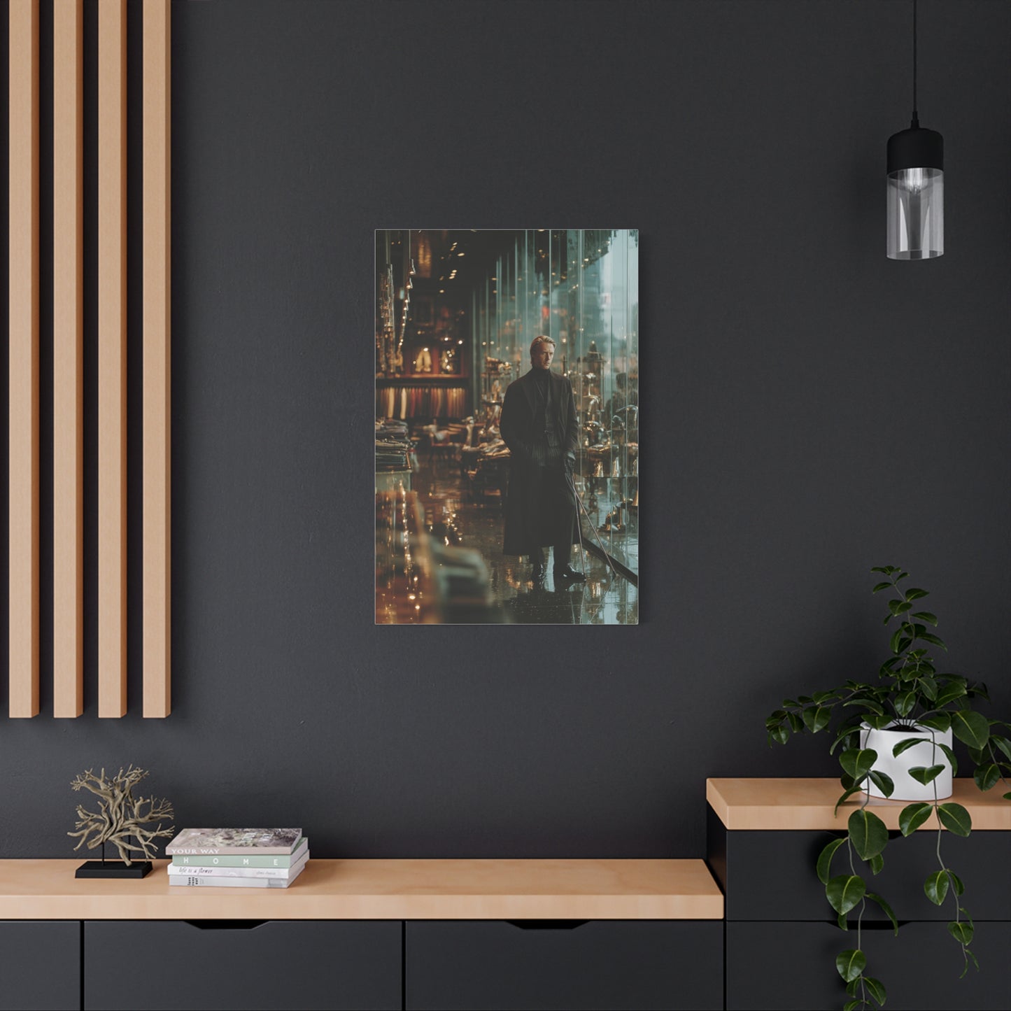 Modern Luxury Golfer Editorial Portrait Wall Art & Canvas Print