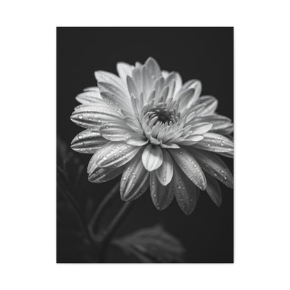 Peony Elegance in Monochrome Wall Art & Canvas Prints