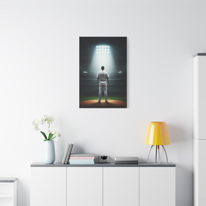 Stadium Spotlight Baseball Player Tribute Wall Art & Canvas Prints