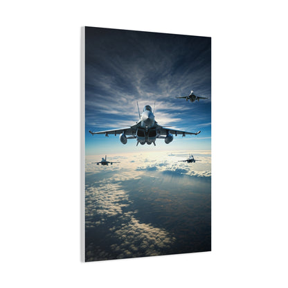 Skyborn Jet Through Cloud Kingdom Wall Art & Canvas Prints