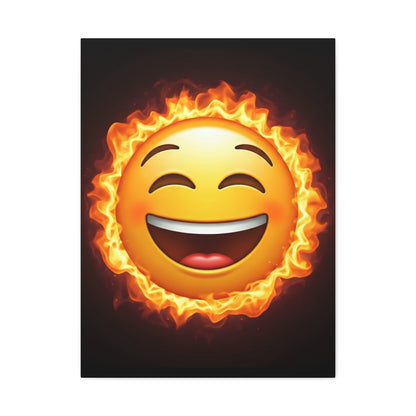 Radiant Joy Flame Wall Art & Canvas Print