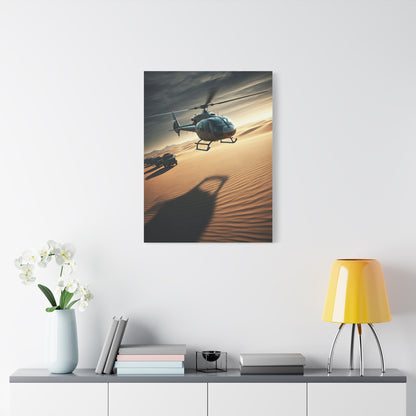 Desert Helicopter Expedition Wall Art & Canvas Prints