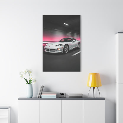 1992 Dodge Viper RT/10 Neon Tunnel Charge Wall Art & Canvas Prints