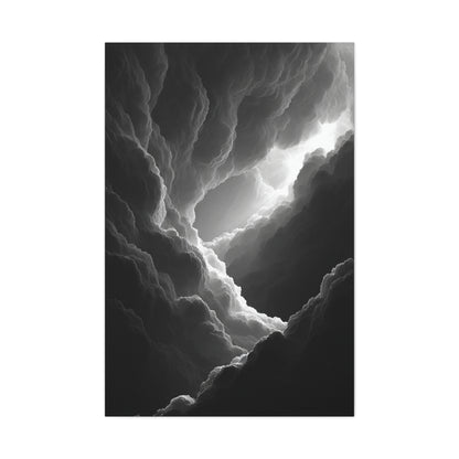 Dramatic Light Through Storm Clouds Wall Art & Canvas Print