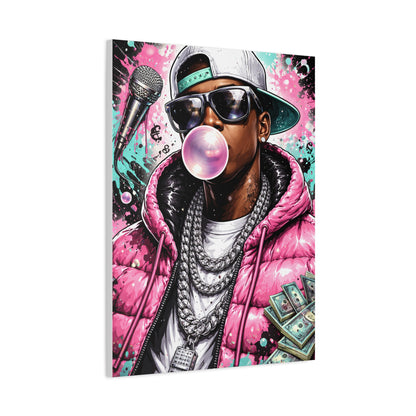 Hip Hop Pop Portrait Wall Art & Canvas Print