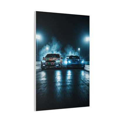 Chevrolet SS Twin-Turbo vs Dodge Viper ACR Drag Showdown Wall Art & Canvas Prints