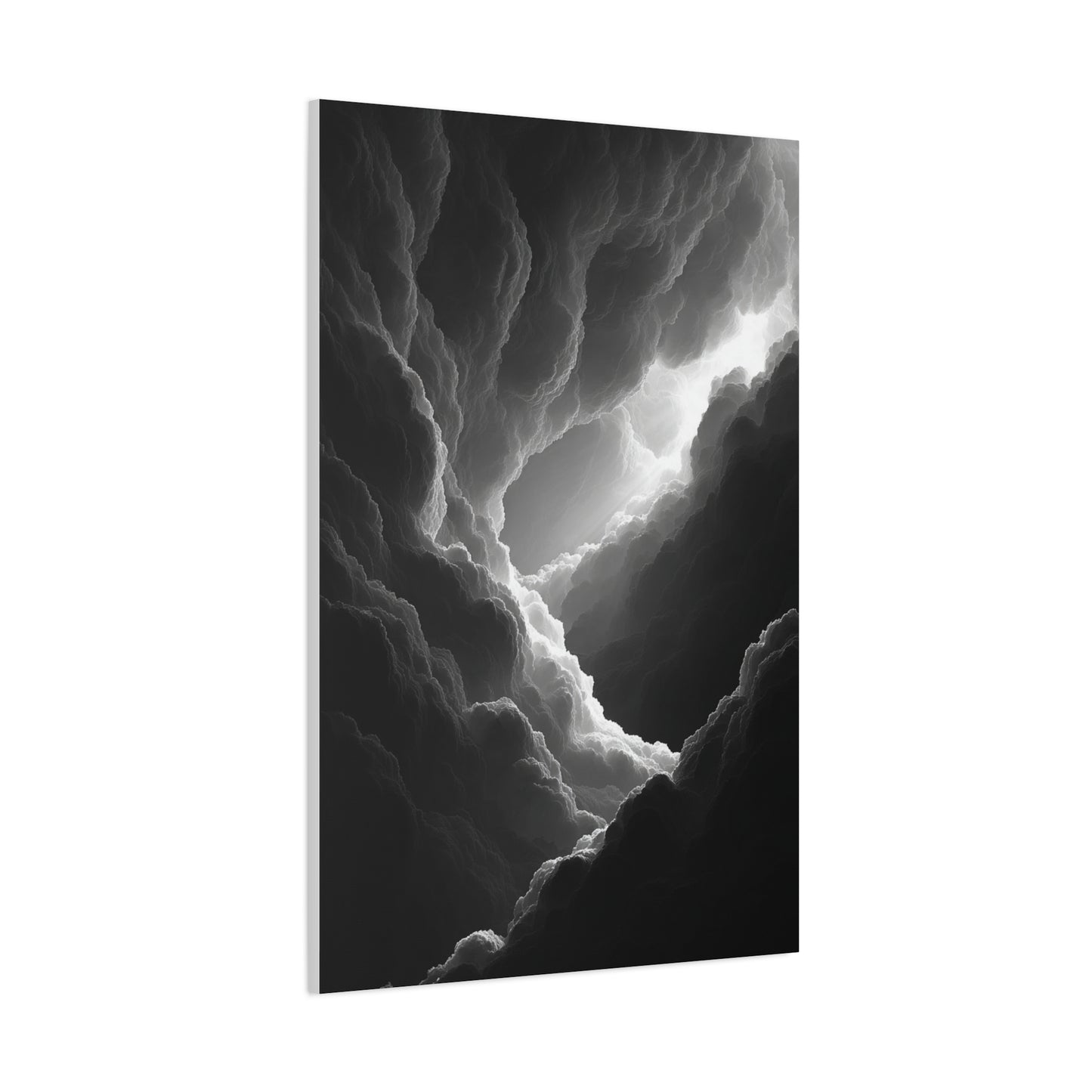 Dramatic Light Through Storm Clouds Wall Art & Canvas Print