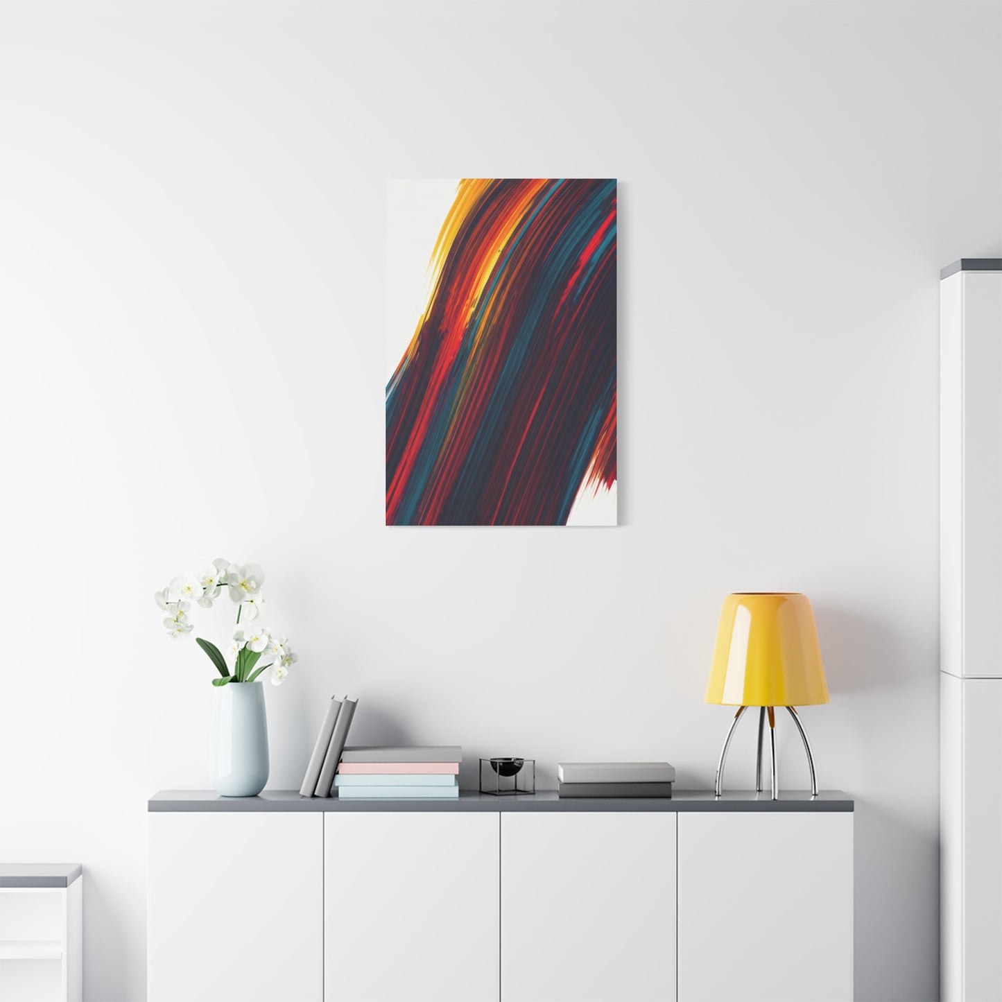 Crimson Momentum Abstract Wall Art & Canvas Prints