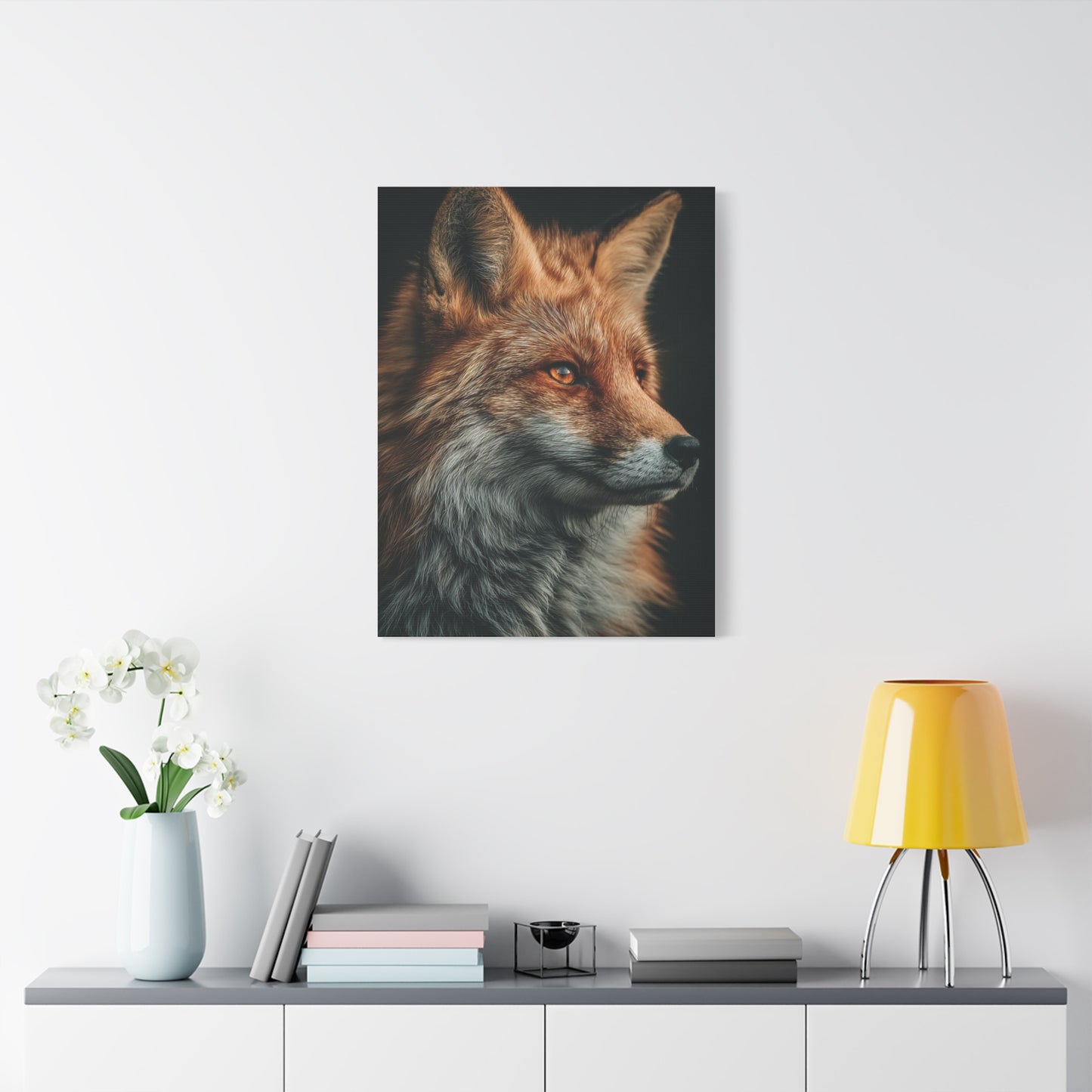 Majestic Red Fox Portrait Wall Art & Canvas Print
