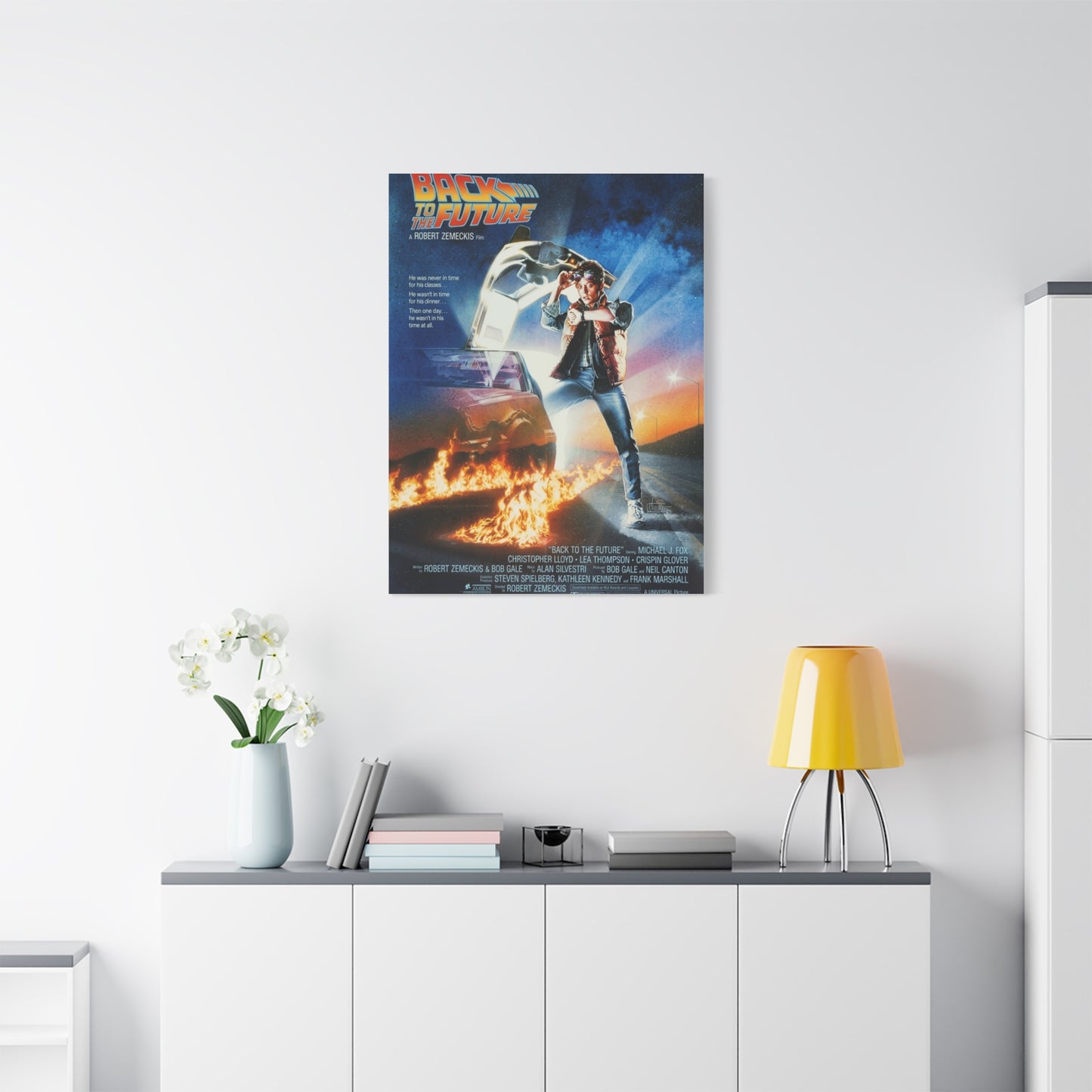 Back to the Future Movie Poster Wall Art & Canvas Print
