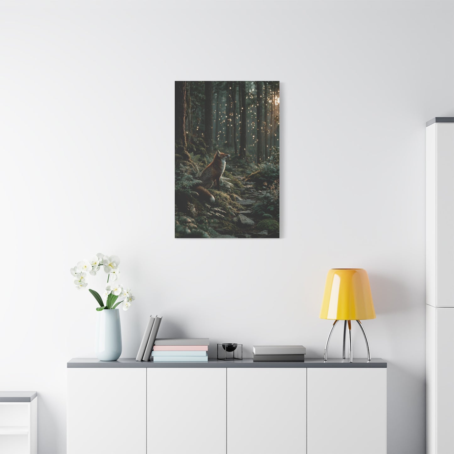 Enchanted Forest Fox Wall Art & Canvas Print