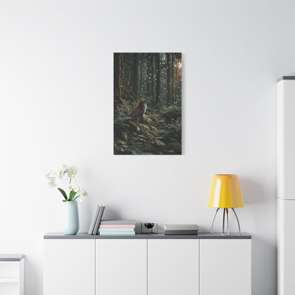 Enchanted Forest Fox Wall Art & Canvas Print
