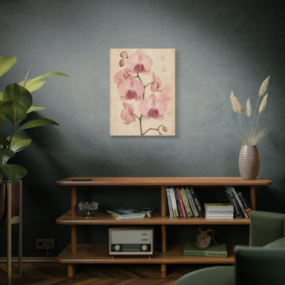 Vintage Orchid Botanical Study Wall Art & Canvas Print