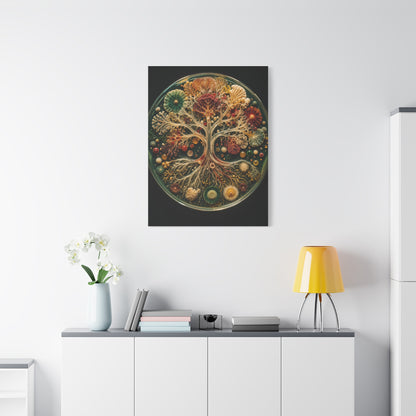 Agar Art Tree of Life Petri Study Wall Art & Canvas Print