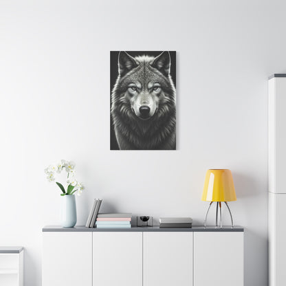 Arctic Wolf Intense Portrait Wall Art & Canvas Prints