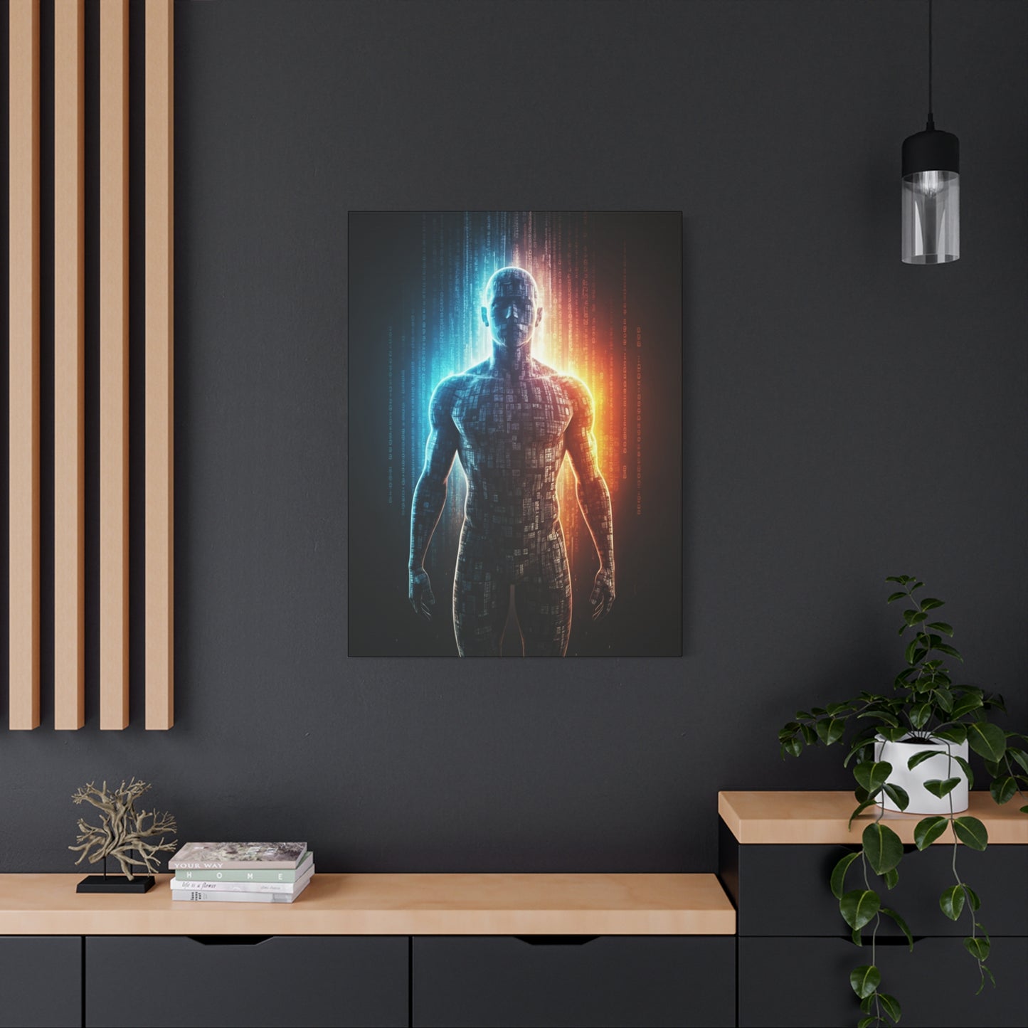 Digital Human Evolution Wall Art & Canvas Prints