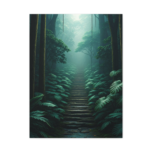 Pathway Through the Mist Wall Art & Canvas Prints