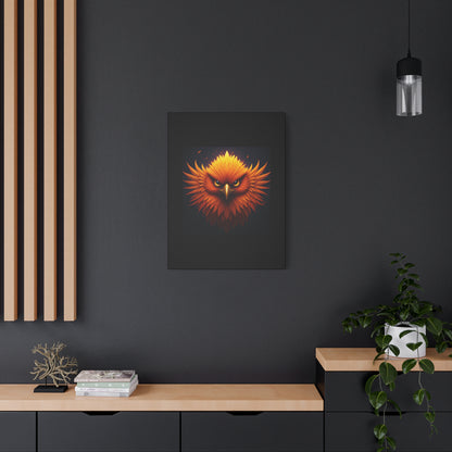 Ember Crown Phoenix Wall Art & Canvas Print