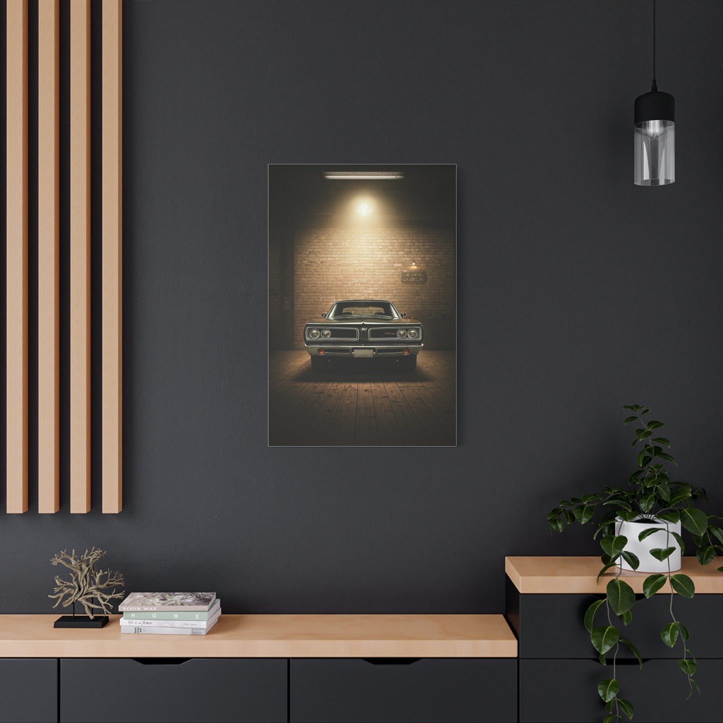 Dodge Super Bee Restoration Shop Wall Art & Canvas Prints