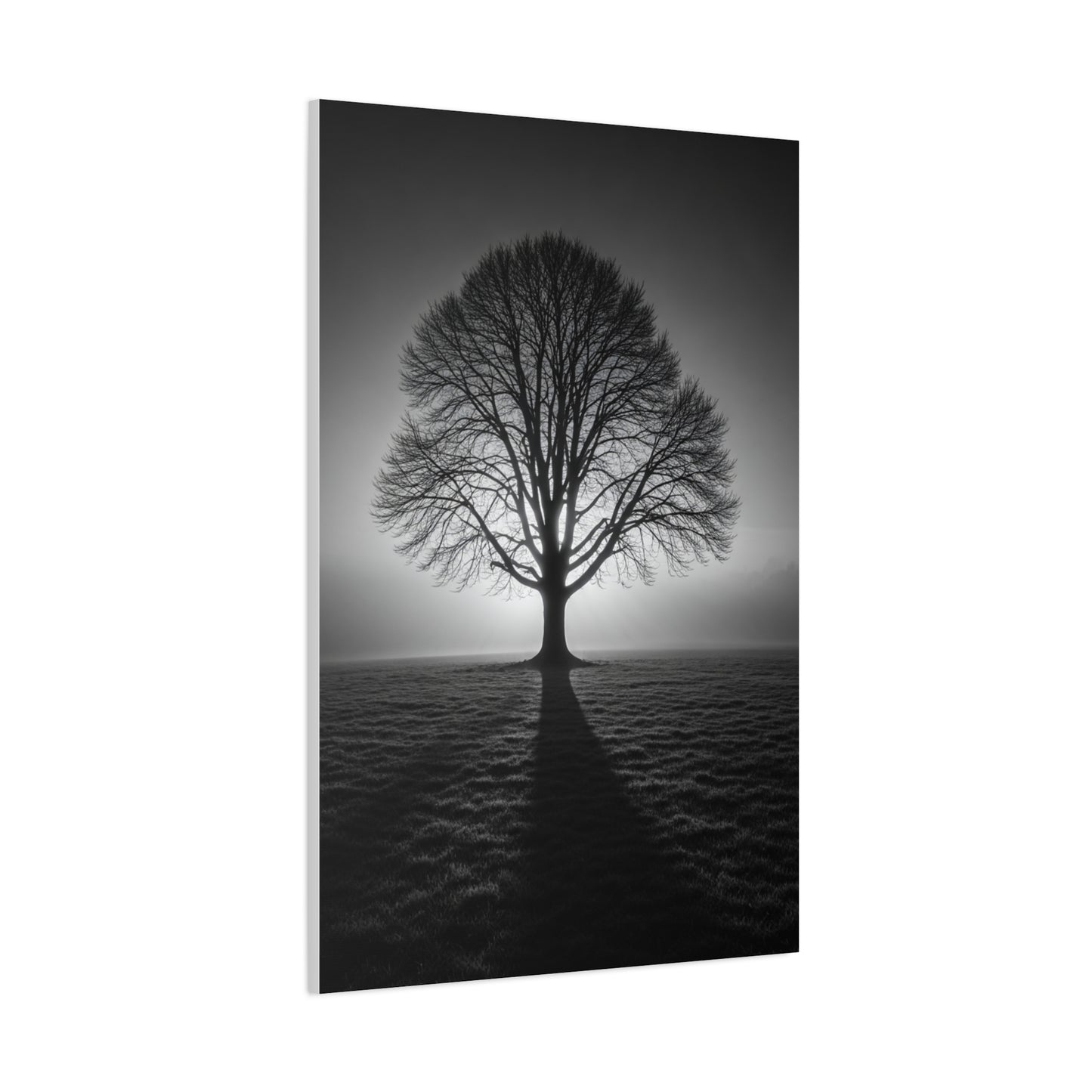 Lone Tree Silhouette Dawn Wall Art & Canvas Prints