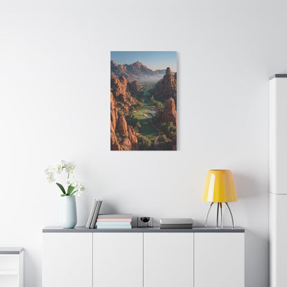 Desert Canyon Golf Course Aerial Wall Art & Canvas Print