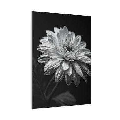 Peony Elegance in Monochrome Wall Art & Canvas Prints