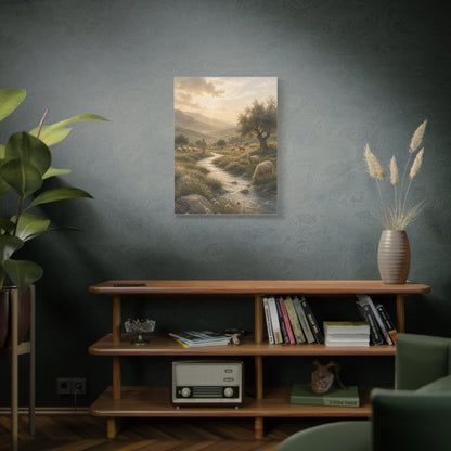 Psalm 23 Shepherd Valley Wall Art & Canvas Print