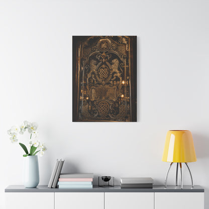 Victorian Ornate Bar Mirror Wall Art & Canvas Print