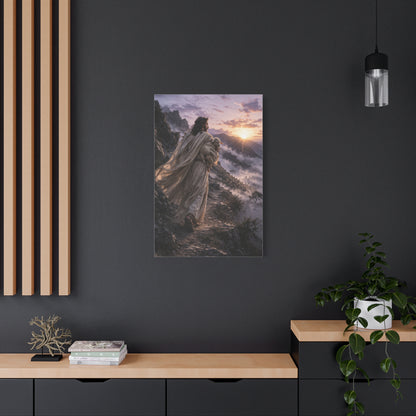 The Good Shepherd Mountain Path Wall Art & Canvas Print