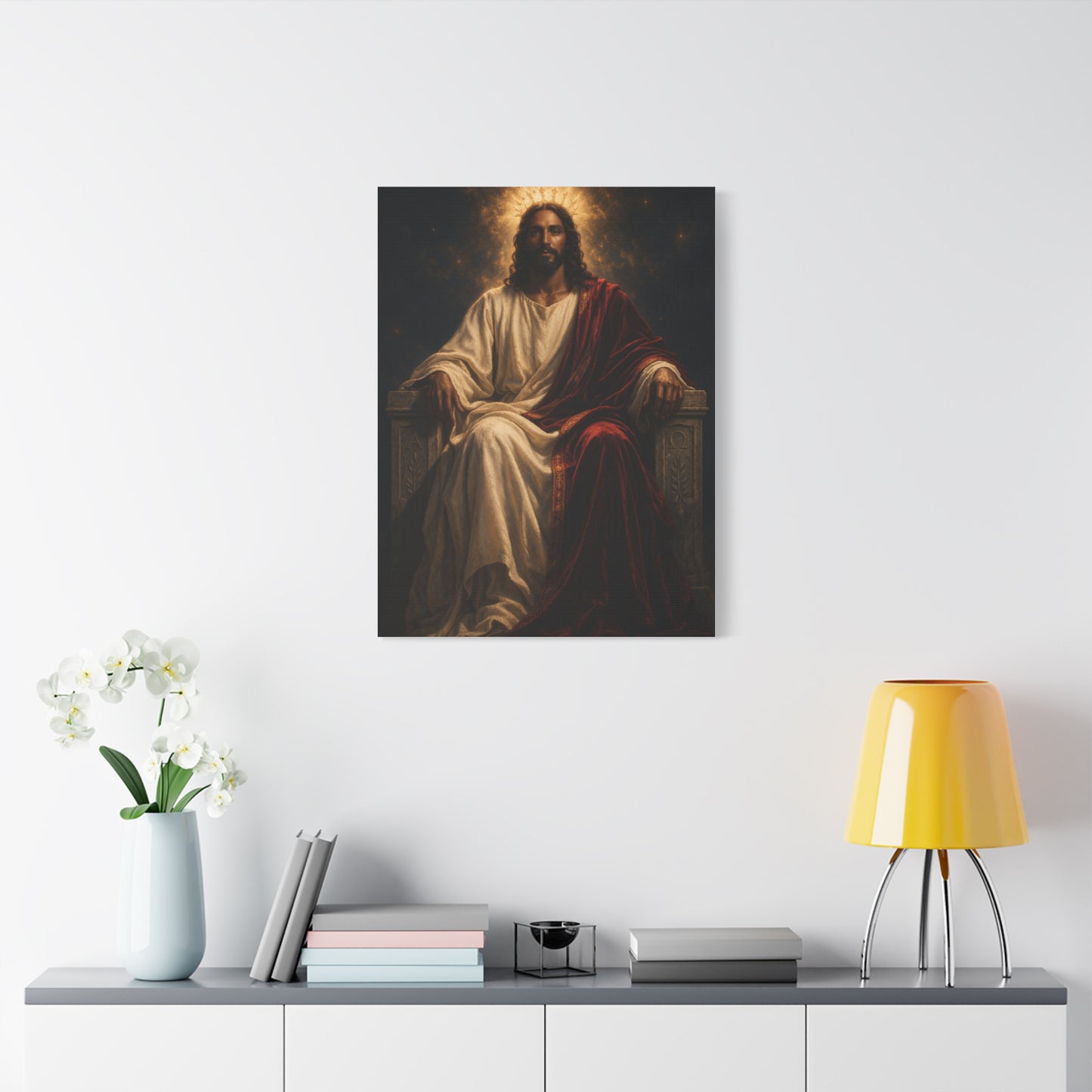 Christ the King Radiant Throne Wall Art & Canvas Print