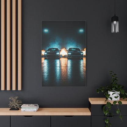 Fireline Standoff – Hellcat vs Supercharged Mach 1 Wall Art & Canvas Prints