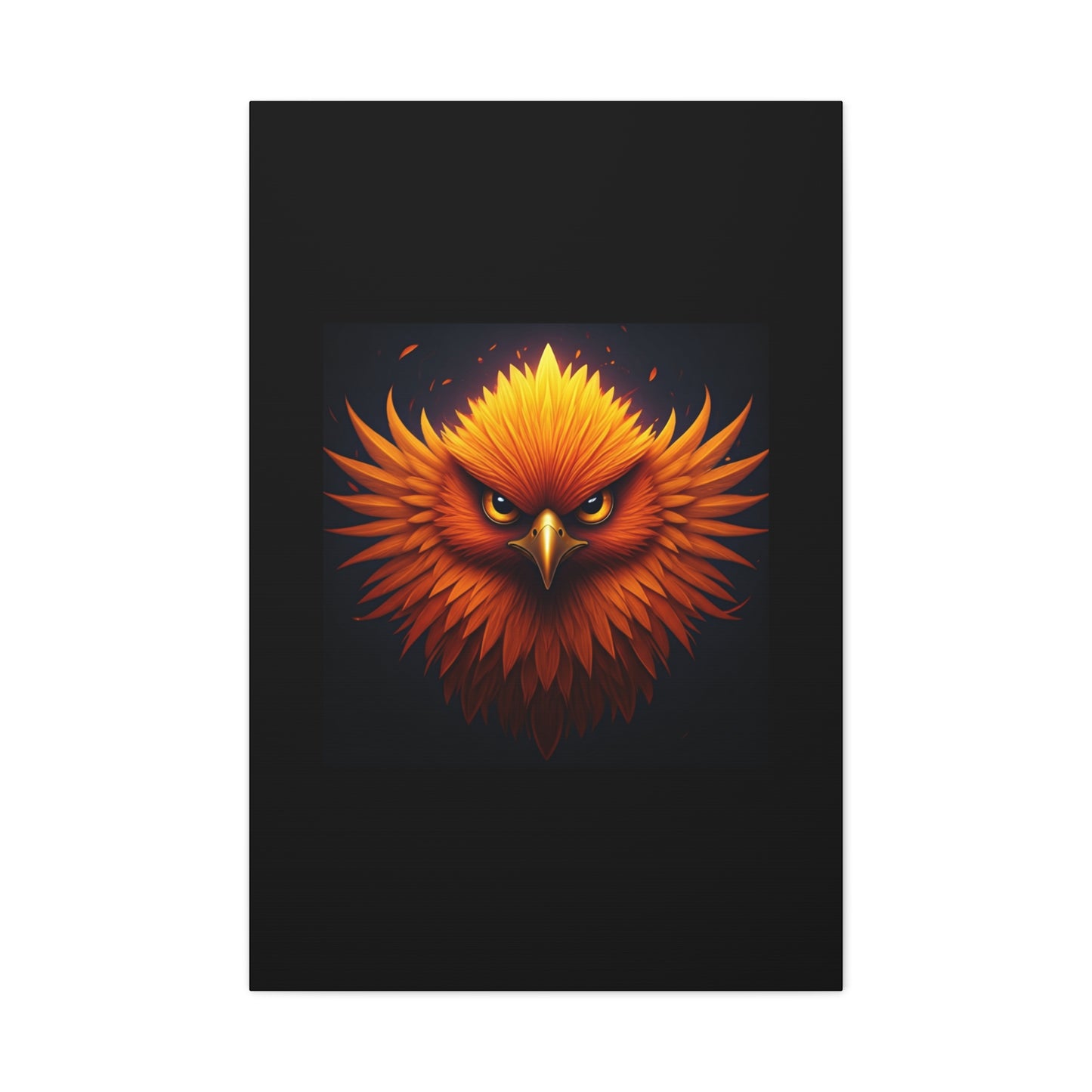 Ember Crown Phoenix Wall Art & Canvas Print