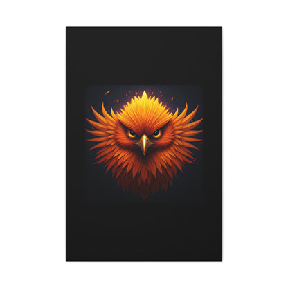 Ember Crown Phoenix Wall Art & Canvas Print