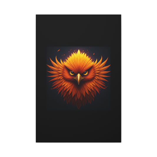 Ember Crown Phoenix Wall Art & Canvas Print