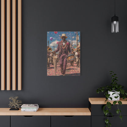 Second Line Parade Celebration Wall Art & Canvas Print
