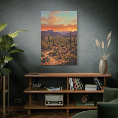 Sonoran Desert Panorama Southwest Wall Art & Canvas Print