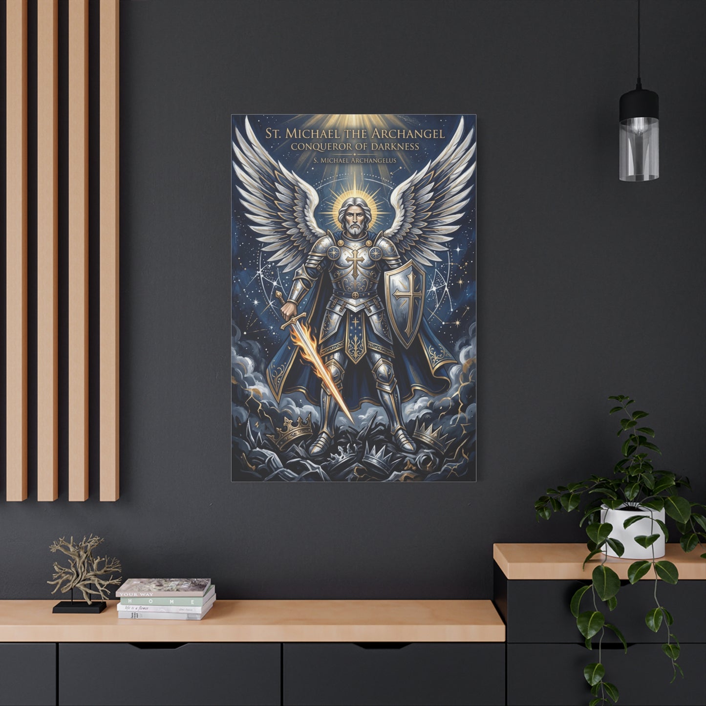 St. Michael the Archangel Celestial Warrior Wall Art & Canvas Print