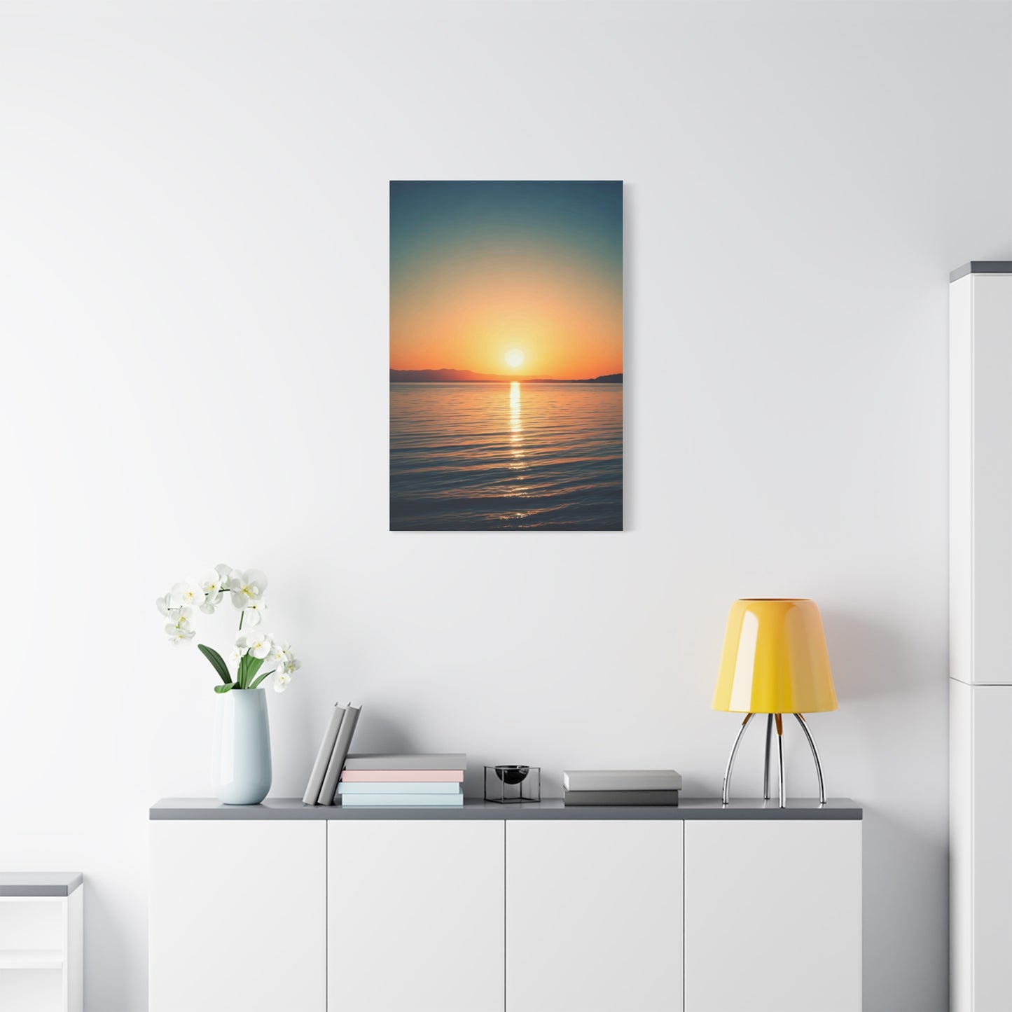 Radiant Ocean Sunrise Reflection Wall Art & Canvas Prints