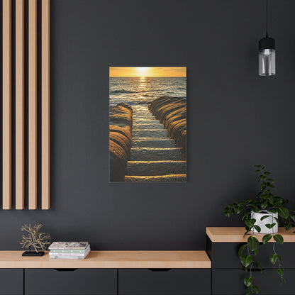 Steps Into the Sea Wall Art & Canvas Prints
