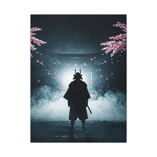 Samurai at the Torii Gate Wall Art & Canvas Prints