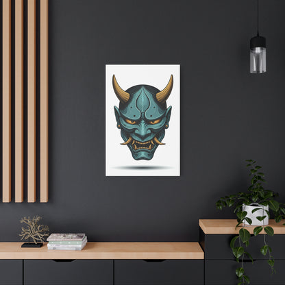 Oni Demon Mask Wall Art & Canvas Prints