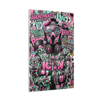Pop Graffiti Music Icon Wall Art & Canvas Print