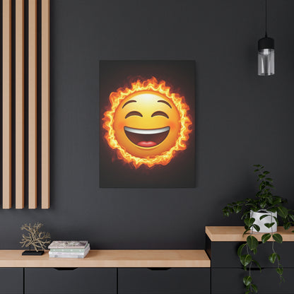 Radiant Joy Flame Wall Art & Canvas Print