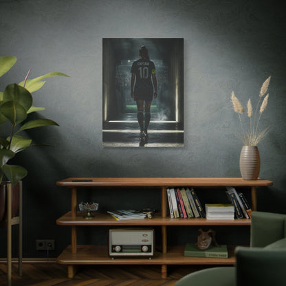 Soccer Captain Tunnel Sports Wall Art & Canvas Print