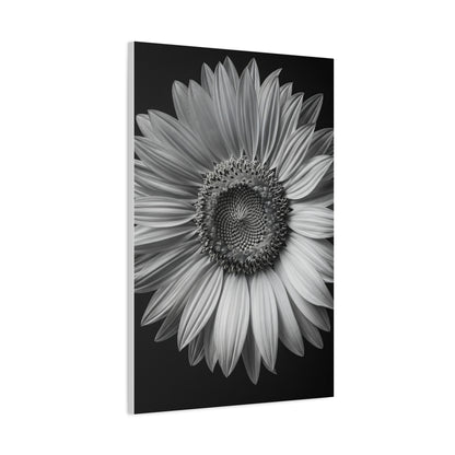 Velvet Orchid Bloom in Monochrome Wall Art & Canvas Prints