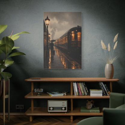 Classic European Night Train Journey Wall Art & Canvas Print